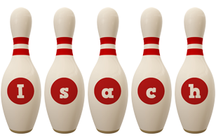 Isach bowling-pin logo