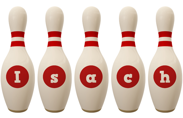 Isach bowling-pin logo