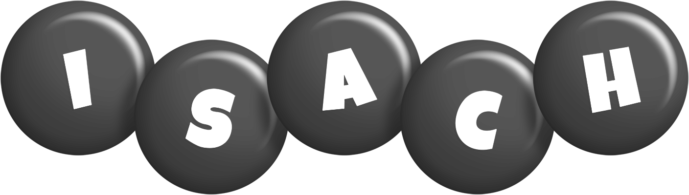 Isach candy-black logo