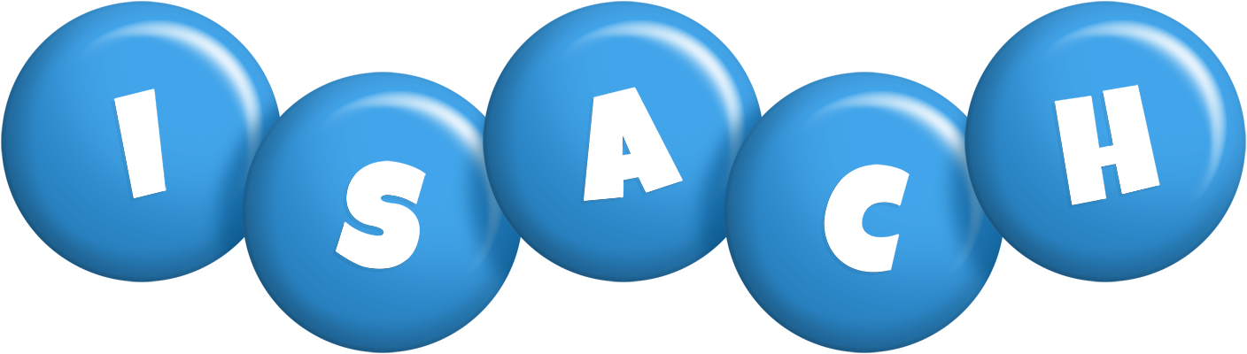 Isach candy-blue logo