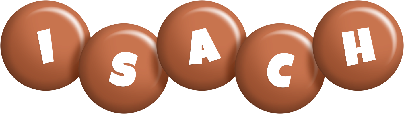 Isach candy-brown logo