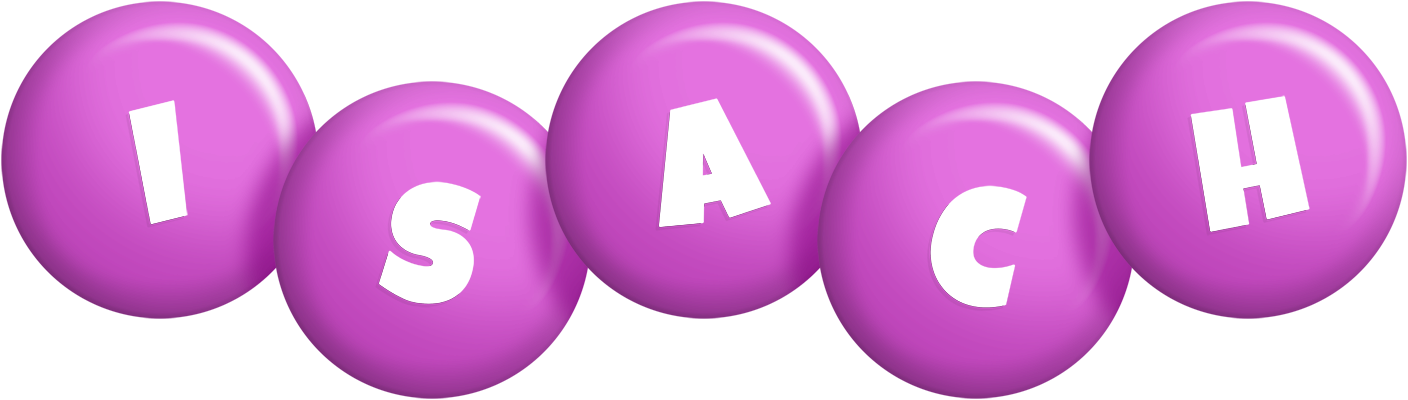 Isach candy-purple logo