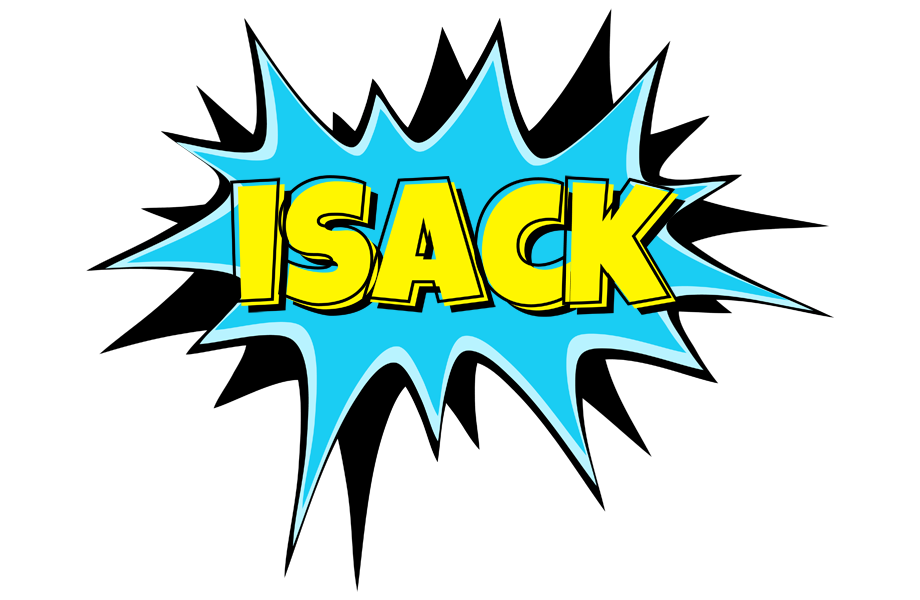 Isack amazing logo