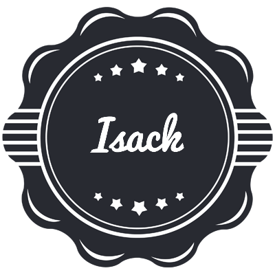 Isack badge logo