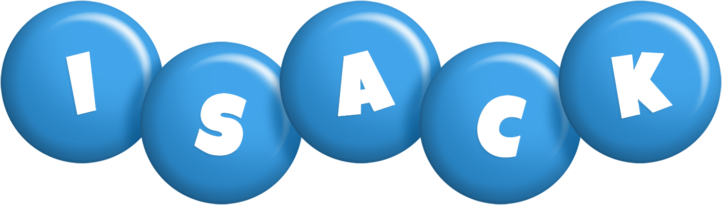 Isack candy-blue logo