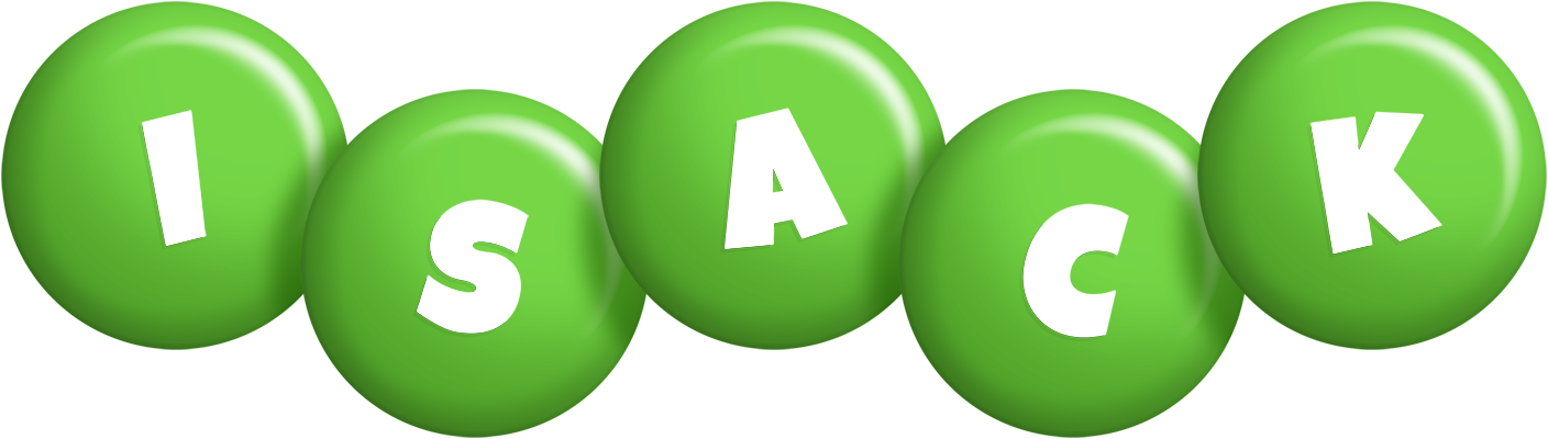 Isack candy-green logo