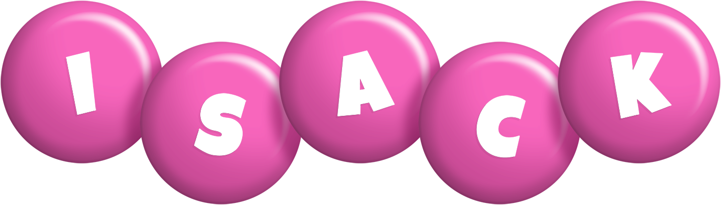 Isack candy-pink logo