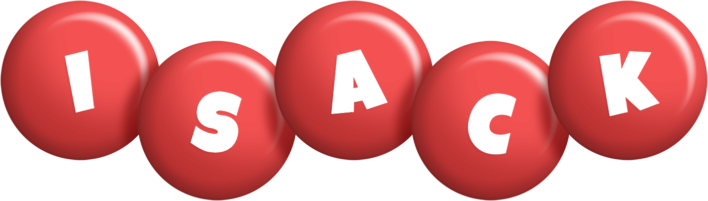 Isack candy-red logo
