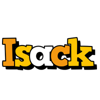 Isack cartoon logo