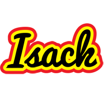 Isack flaming logo