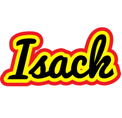 Isack flaming logo