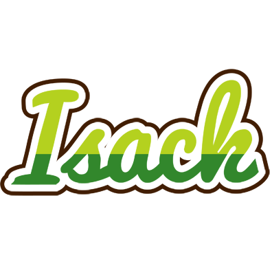 Isack golfing logo