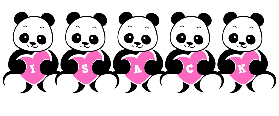 Isack love-panda logo
