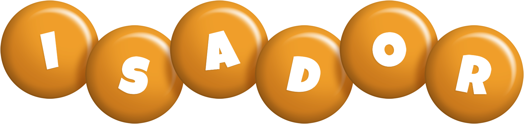 Isador candy-orange logo