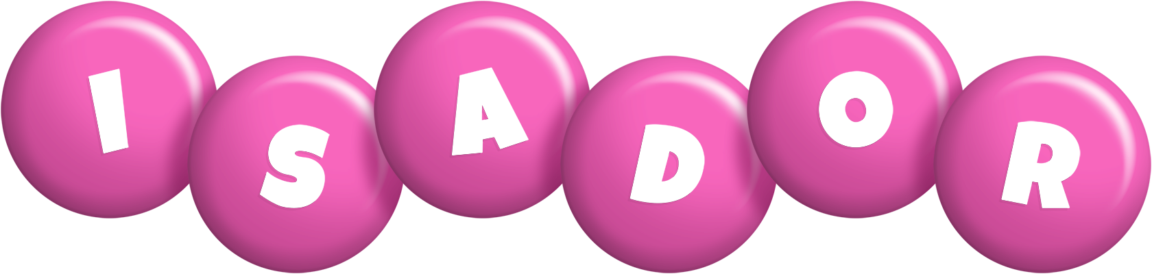 Isador candy-pink logo