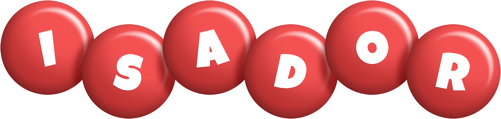 Isador candy-red logo