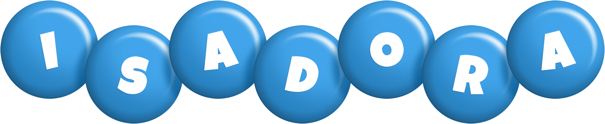 Isadora candy-blue logo