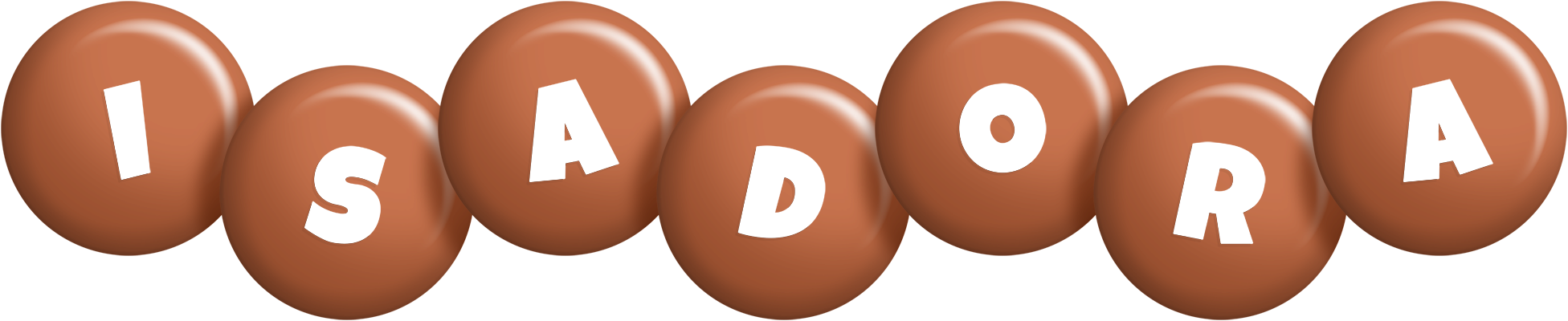 Isadora candy-brown logo