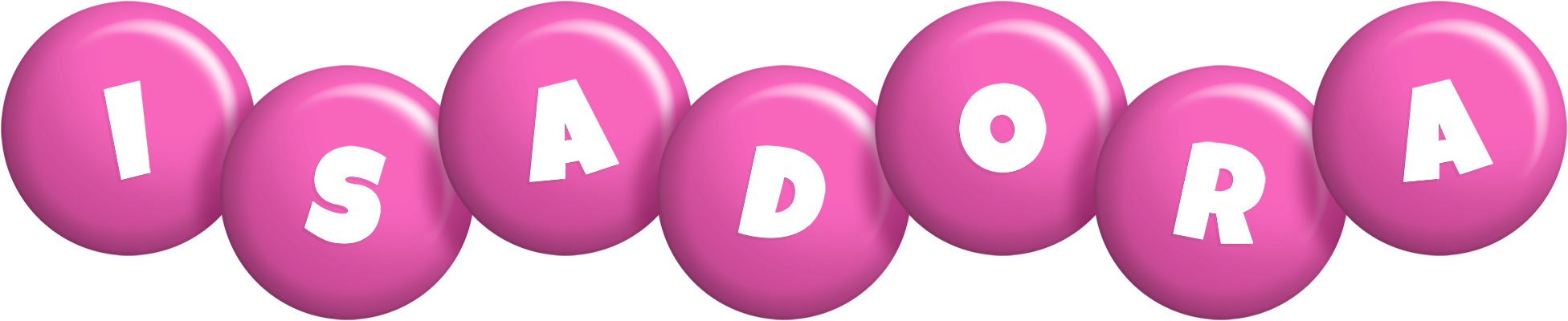 Isadora candy-pink logo