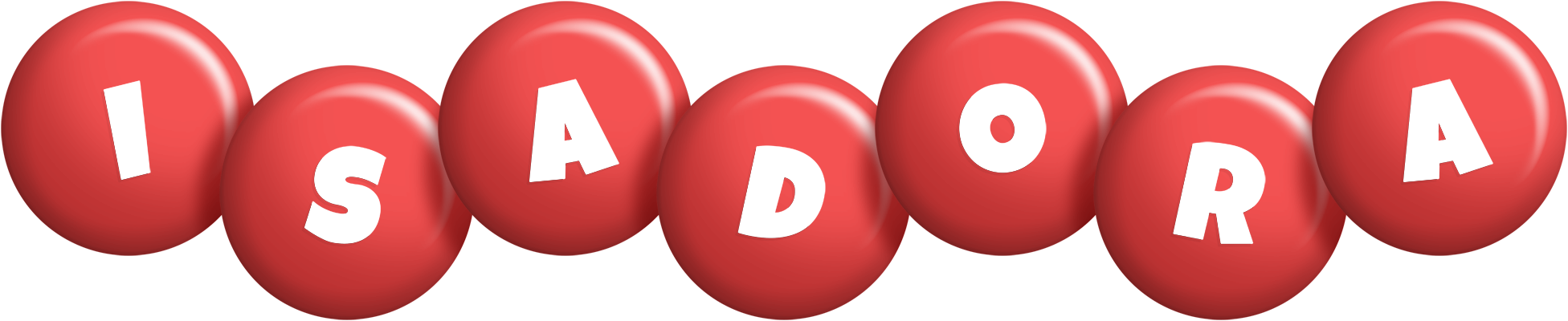 Isadora candy-red logo