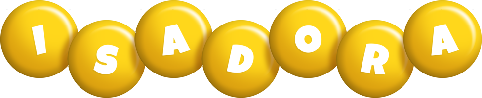 Isadora candy-yellow logo
