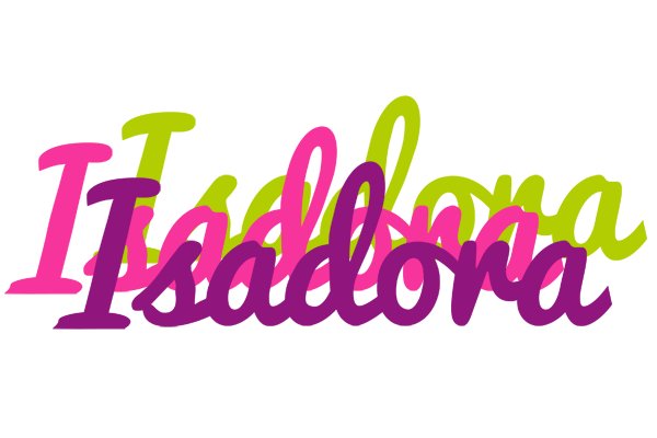 Isadora flowers logo