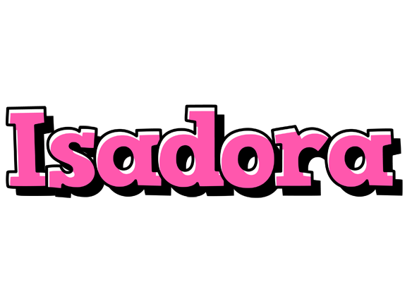 Isadora girlish logo