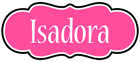 Isadora invitation logo