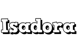 Isadora snowing logo