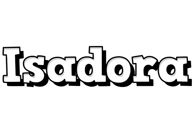 Isadora snowing logo