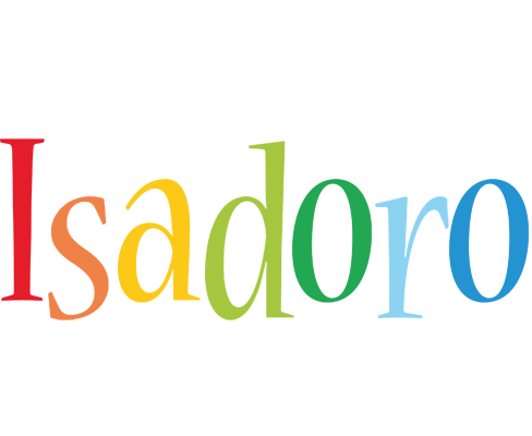 Isadoro birthday logo