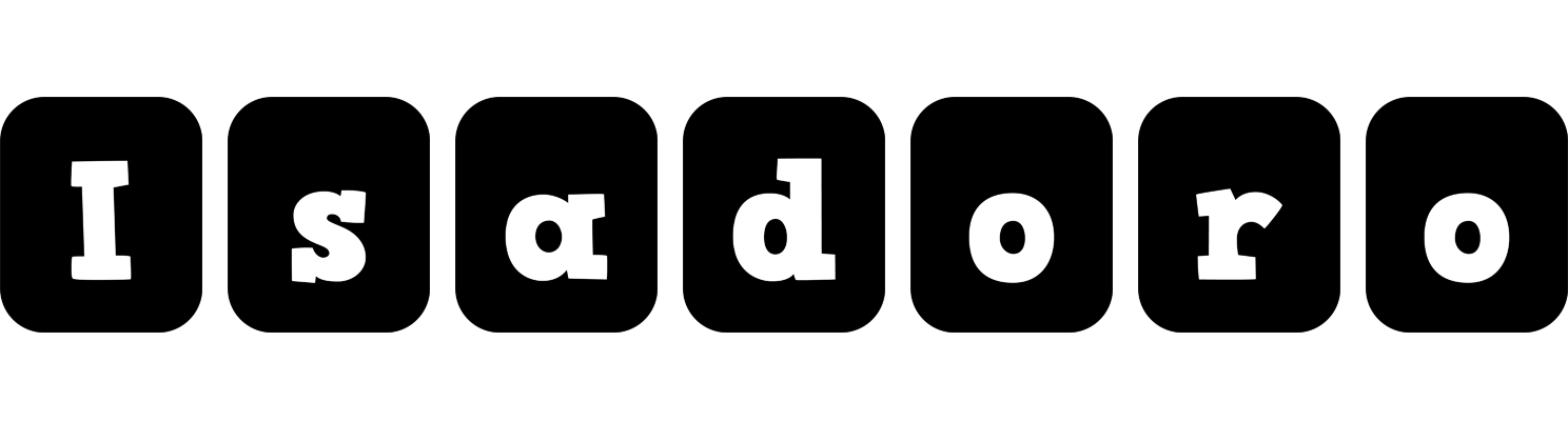 Isadoro box logo