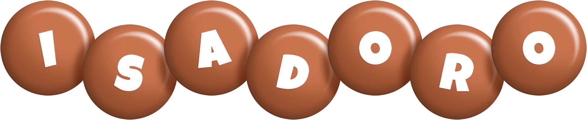 Isadoro candy-brown logo