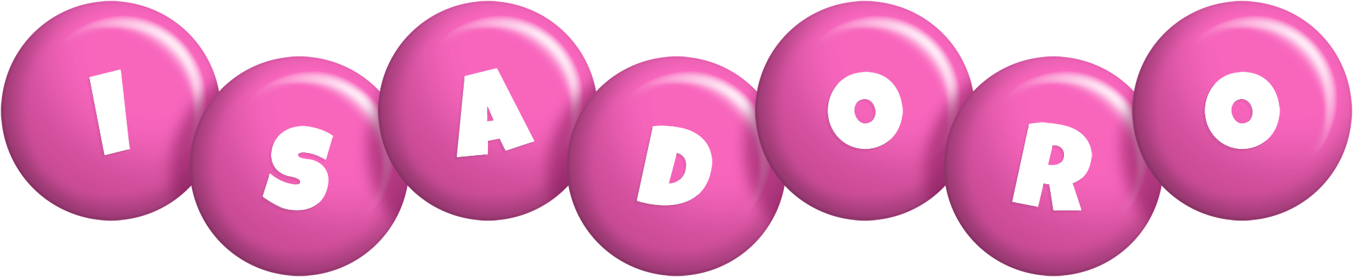 Isadoro candy-pink logo