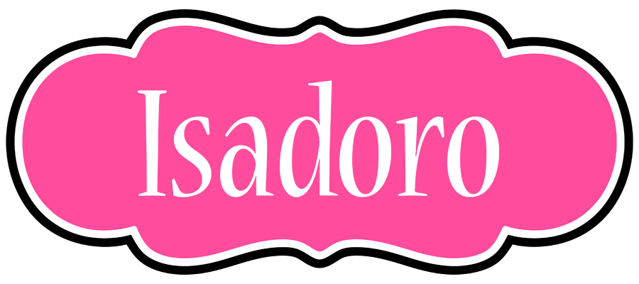Isadoro invitation logo