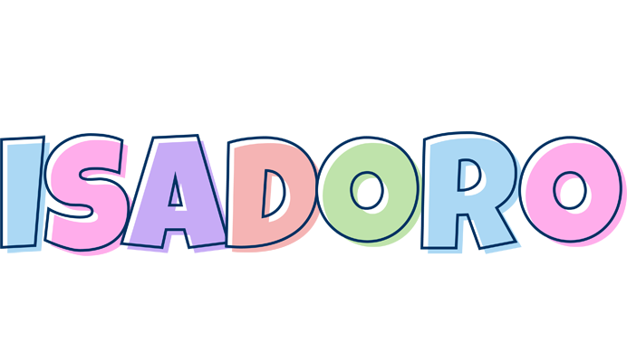 Isadoro pastel logo