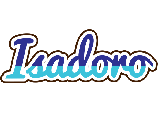 Isadoro raining logo