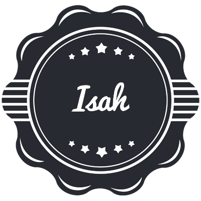 Isah badge logo