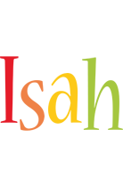 Isah birthday logo