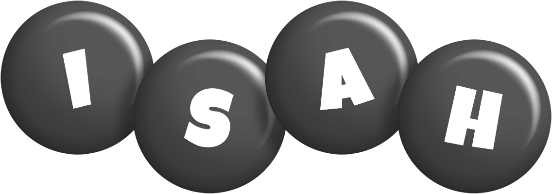 Isah candy-black logo