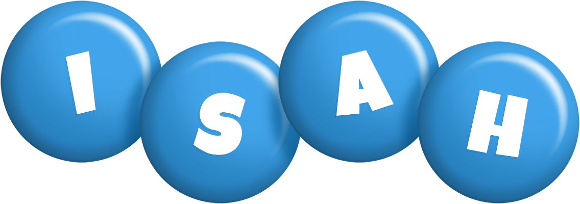 Isah candy-blue logo