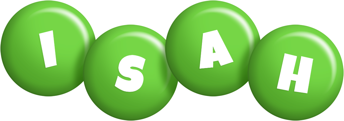 Isah candy-green logo