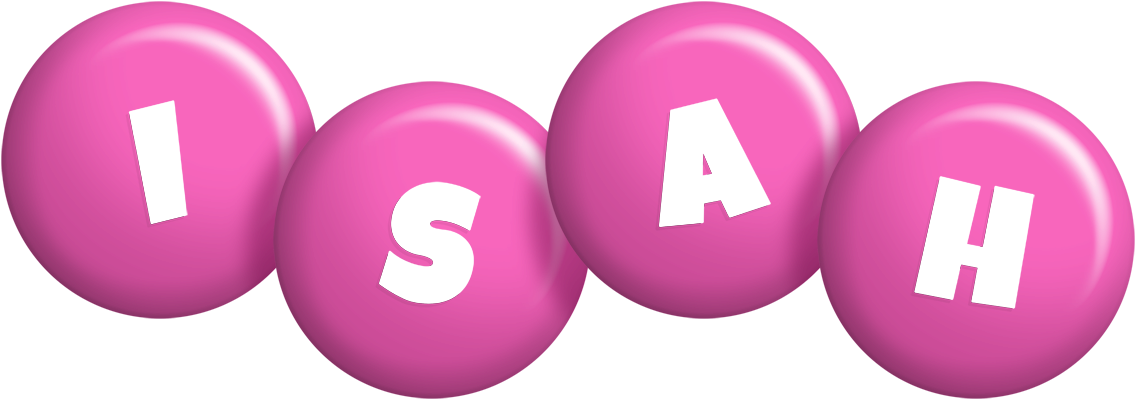 Isah candy-pink logo