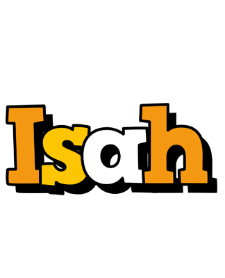 Isah cartoon logo