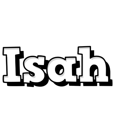 Isah snowing logo