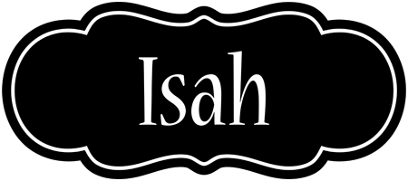 Isah welcome logo