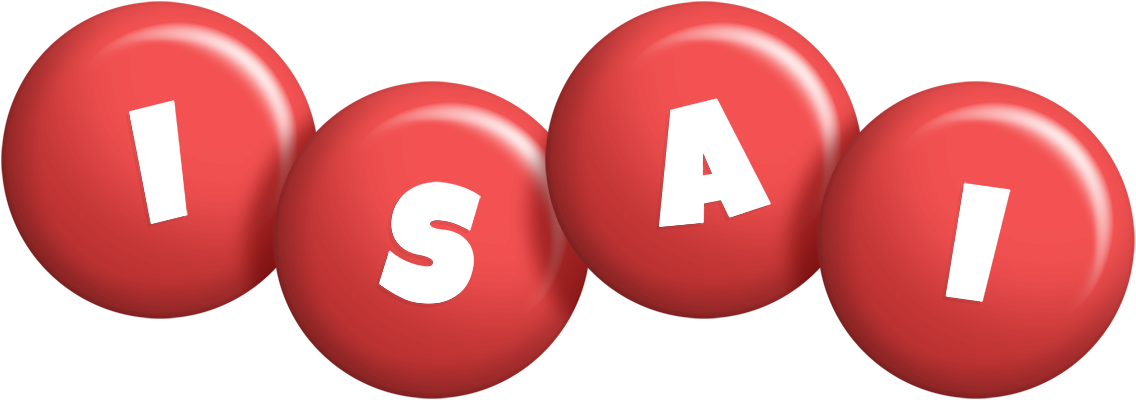 Isai candy-red logo