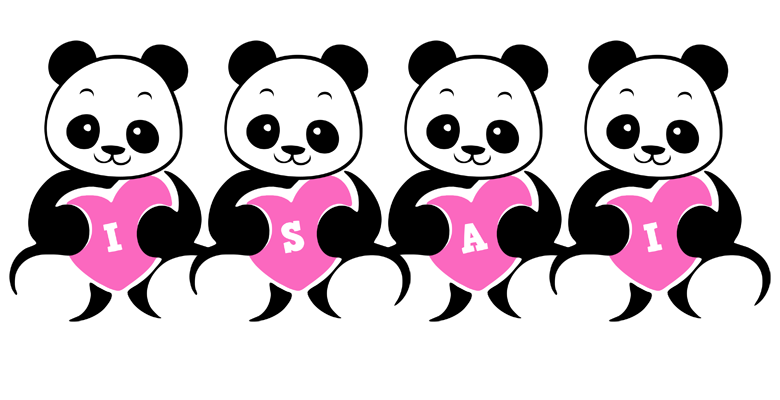 Isai love-panda logo