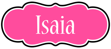 Isaia invitation logo