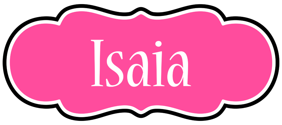 Isaia invitation logo